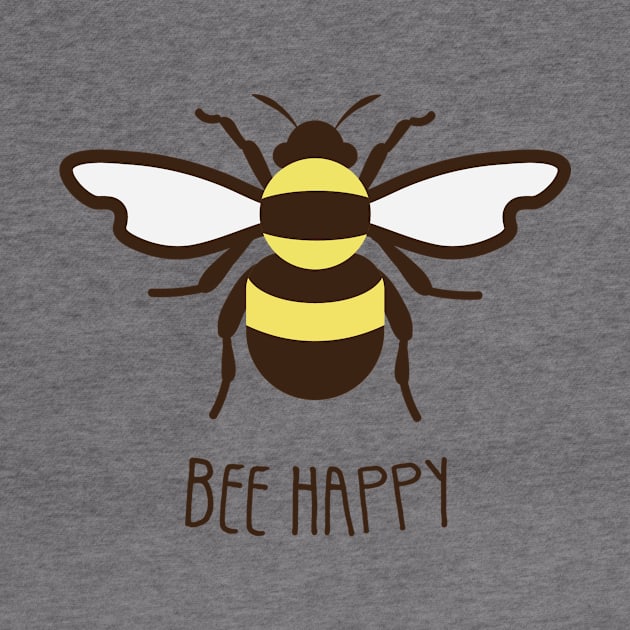 Bee Happy by Junglebot Designs